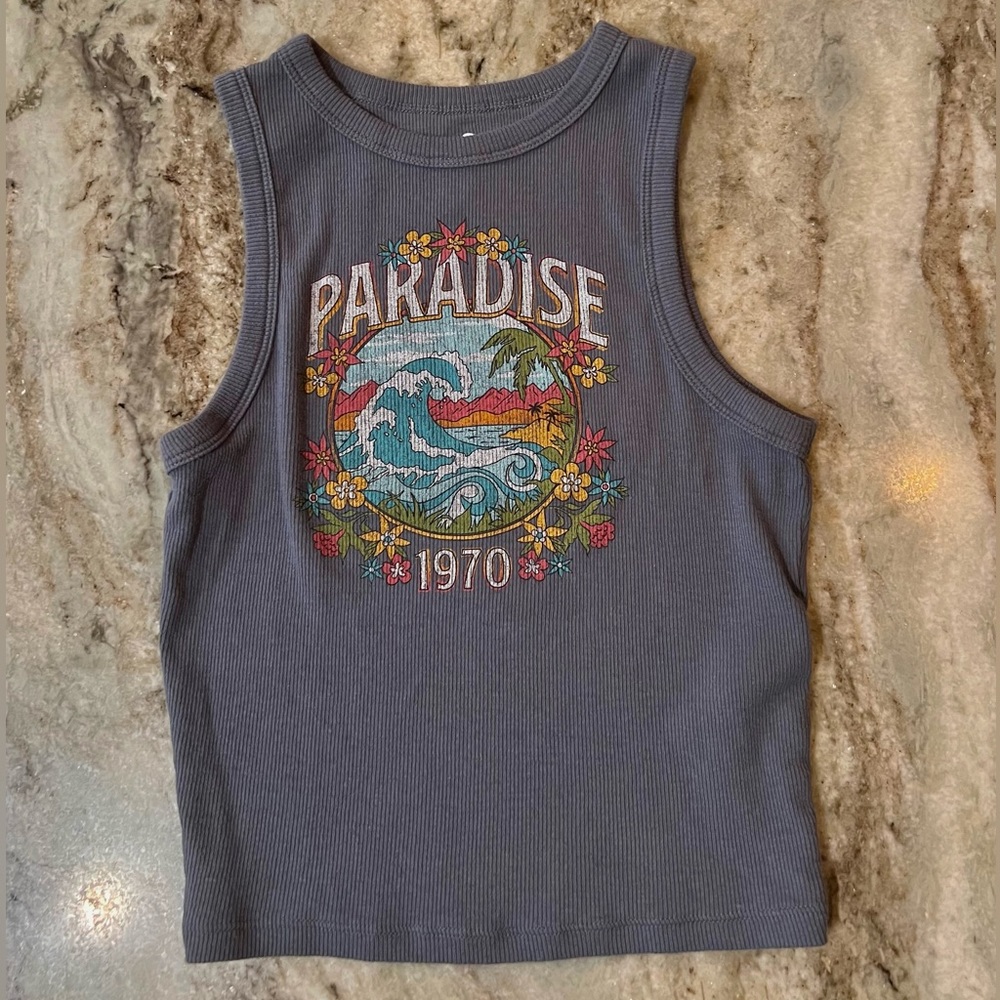 Brand new condition Hollister beach paradise crop top. Size XS-S.